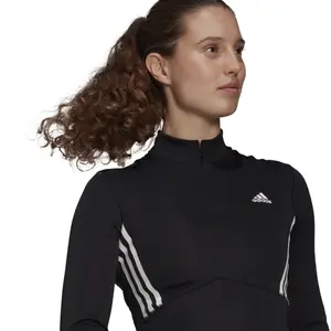 Camiseta de manga larga para mujer adidas Crop image-4