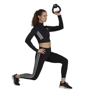 Langarm-T-Shirt für Frauen adidas Crop image-4