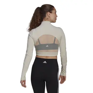 Camiseta de manga larga para mujer adidas Crop image-6