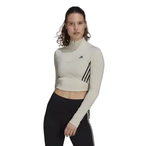 Camiseta de manga larga para mujer adidas Crop image-2