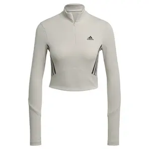 Camiseta de manga larga para mujer adidas Crop image-0