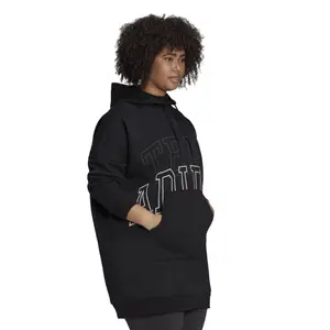 Felpa con cappuccio taglia grande donna adidas Sportswear Oversize Fleece image-3