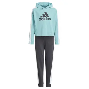 Trainingsanzug für Mädchen adidas Crop Colorblock image-0