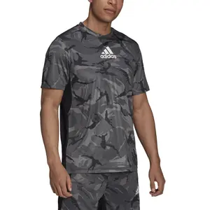 Camiseta adidas Aeroready Designed to Move Sport Camo Logo image-4
