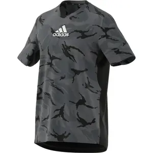 Camiseta adidas Aeroready Designed to Move Sport Camo Logo image-3