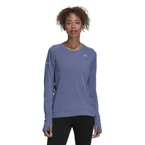 Camiseta de manga larga para mujer adidas Cooler Running image-2