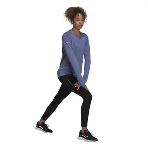 T-shirt de manga comprida feminina adidas Cooler Running image-4