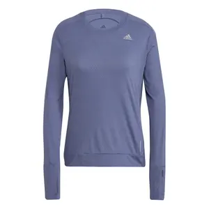 Camiseta de manga larga para mujer adidas Cooler Running image-1