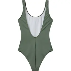 Womens High Cut One-Piece Swimsuit H2O Tornø image-1