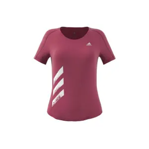 Camiseta de mujer adidas Run It 3-Bandes Fast image-4