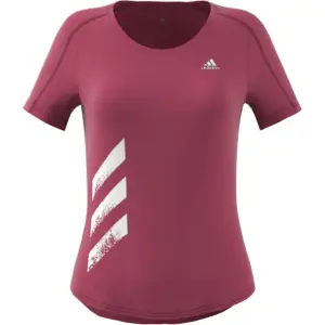 Camiseta de mujer adidas Run It 3-Bandes Fast image-3