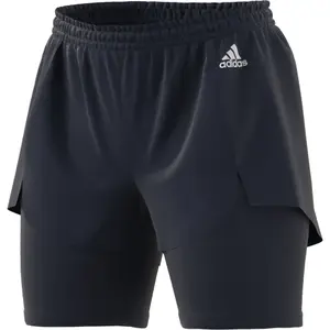 Pantalones cortos de mujer adidas Primeblue Designed To Move 2-In-1 Sport image-1