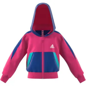 Sudadera con capucha para chicas adidas Fleece Hooded image-3