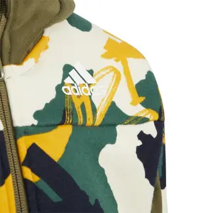 Chaqueta con capucha para niños adidas Fleece image-4