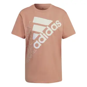 Camiseta de mujer adidas Brand Love Slanted Logo Boyfriend image-1
