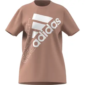 Camiseta de mujer adidas Brand Love Slanted Logo Boyfriend image-5