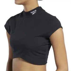 Koszulka damska Reebok Classics Sleeve Fitted Top image-3