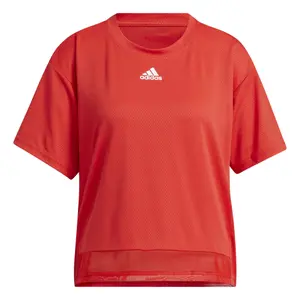 Camiseta de mujer adidas Training Heat.Rdy Mesh image-1