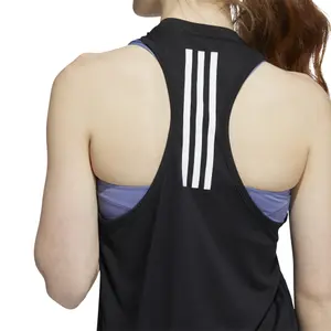 Tampo do tanque feminino adidas Training 3-Stripes Aeroready image-5