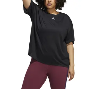 Camiseta talla grande mujer adidas Training Aeroready image-4