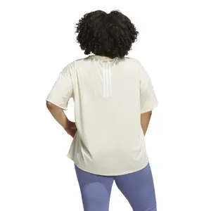 T-shirt tamanho grande mulher adidas Training Aeroready image-4