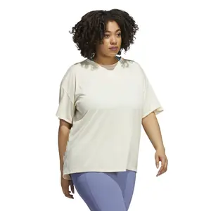 T-shirt tamanho grande mulher adidas Training Aeroready image-3