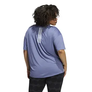 Camiseta de mujer adidas Training 3-Stripes Aeroready (Grandes tailles) image-4