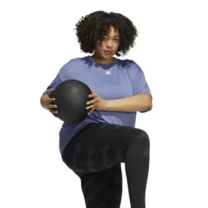 Camiseta de mujer adidas Training 3-Stripes Aeroready (Grandes tailles) image-3