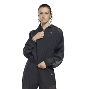 Blickdichte Leinwandjacke Frau Reebok Studio image-3