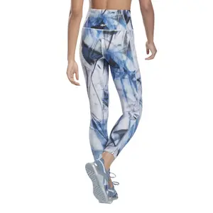 Women's Legging Reebok Lux Bold High-Waisted Liquid Abyss Print image-3