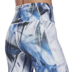 Women's Legging Reebok Lux Bold High-Waisted Liquid Abyss Print image-5