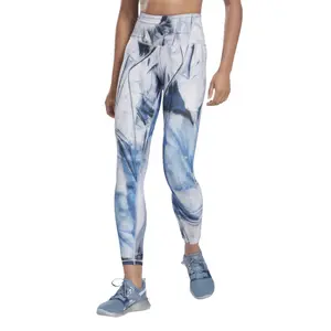 Women's Legging Reebok Lux Bold High-Waisted Liquid Abyss Print image-1