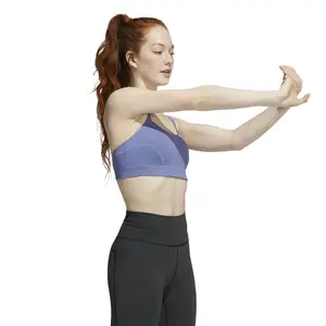 Women's bra adidas Light-Support Yoga image-3