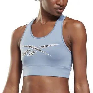 Brassière de sport femme Reebok Modern Safari High-Neck image-1