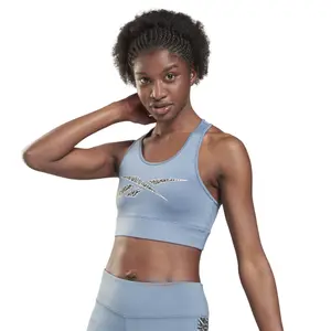 Brassière de sport femme Reebok Modern Safari High-Neck image-0
