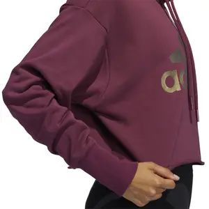 Sweat com capuz feminino adidas Holiday Graphic image-6