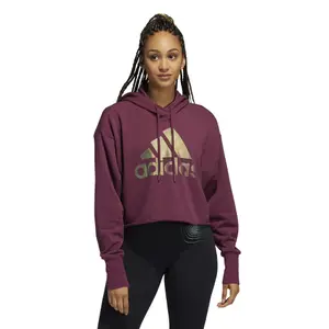 Sweat com capuz feminino adidas Holiday Graphic image-2