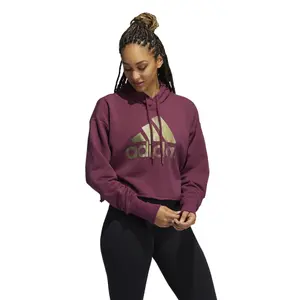 Sweat com capuz feminino adidas Holiday Graphic image-4