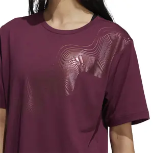 Camiseta crop top de mujer adidas Holiday Graphic image-6