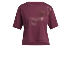 Camiseta crop top de mujer adidas Holiday Graphic image-0