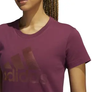 Camiseta corta mujer adidas Holiday Graphic Sleeve image-6