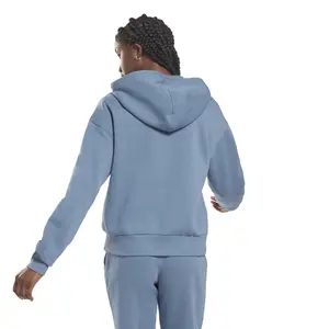 Kapuschongtröja med dragkedja för kvinnor Reebok Training Essentials Vector image-3