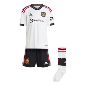 Mini kit de visitante para niños Manchester United 2022/23 image-0