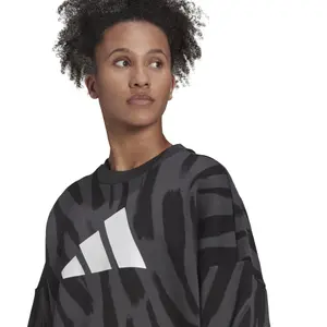 Felpa da donna con cappuccio adidas Sportswear Future Icons Feel Fierce Graphic image-5