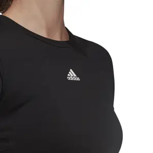 T-shirt för kvinnor adidas Aeroknit Seamless Fitted Cropped image-6