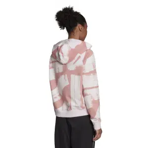 Women's hooded sweatshirt adidas Essentials Print Relaxed image-4