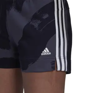 Pantalones cortos de mujer adidas Essentials Print 3-Stripes image-5