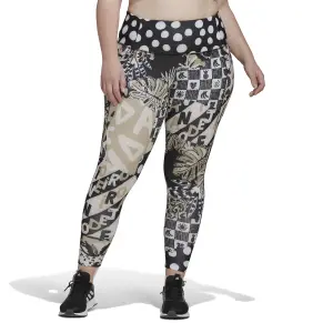 Leggings da donna adidas Farm Print Feel Brilliant Aeroready image-1