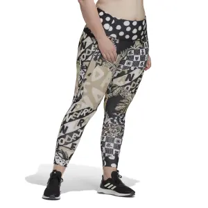 Leggings da donna adidas Farm Print Feel Brilliant Aeroready image-3