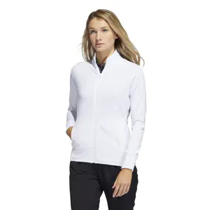 Jaqueta de mulher adidas Textured Full-Zip image-2